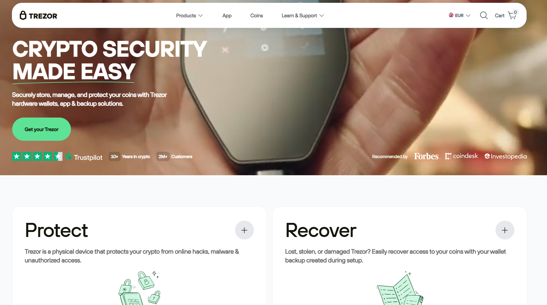 Trezor Hardware Wallet Review